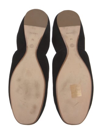 The Row Suede D'Orsay Flats