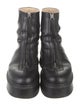 The Row Leather Combat Boots