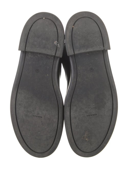 The Row Leather Combat Boots