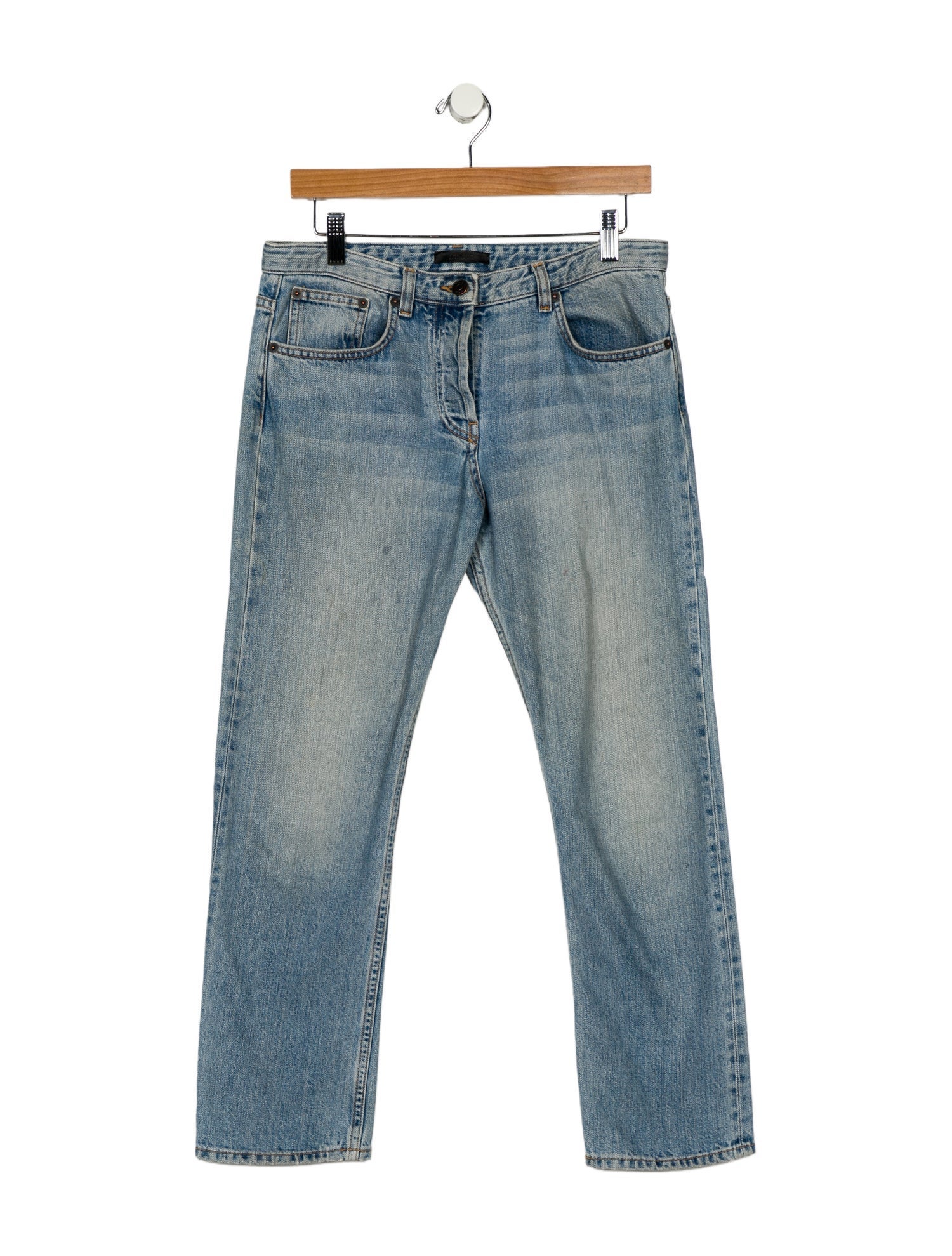 The Row High-Rise Straight Leg Jeans