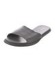 The Row Leather Slides