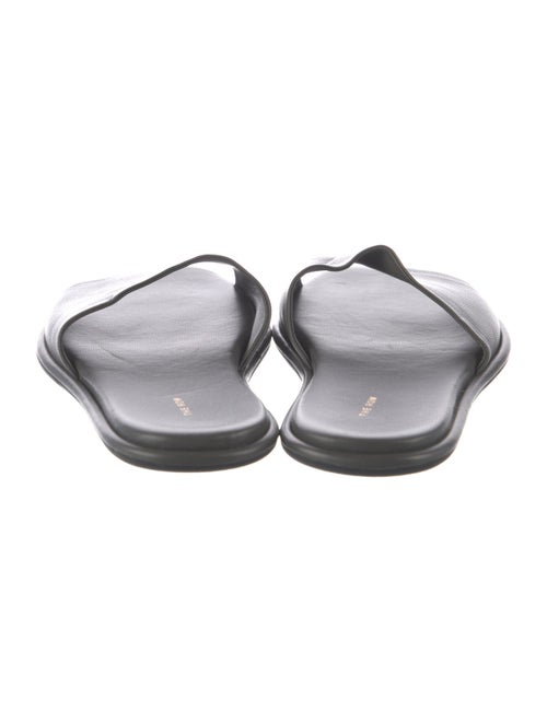 The Row Leather Slides