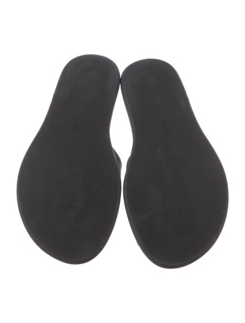 The Row Leather Slides