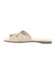 The Row Soft Knot Lambskin Slides