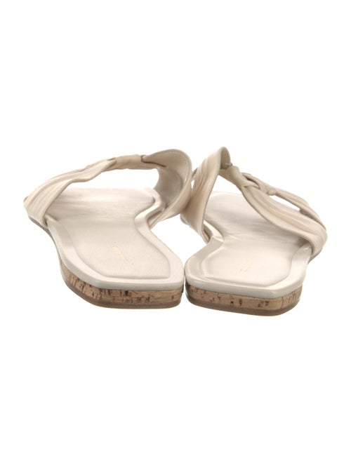 The Row Soft Knot Lambskin Slides