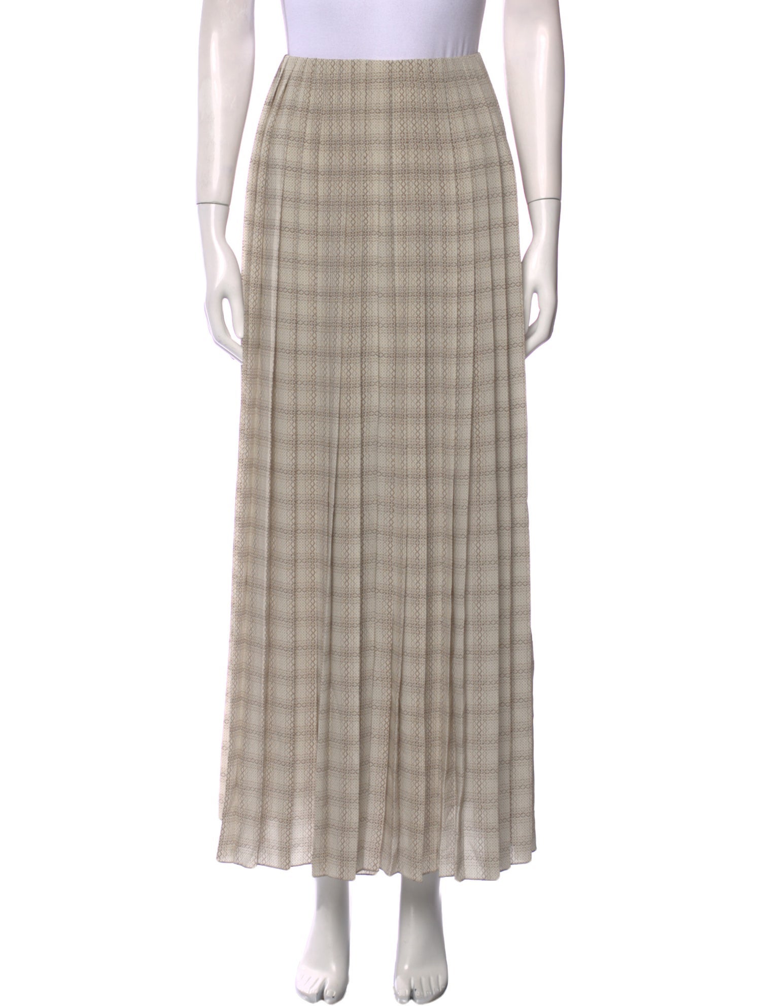 The Row Silk Long Skirt