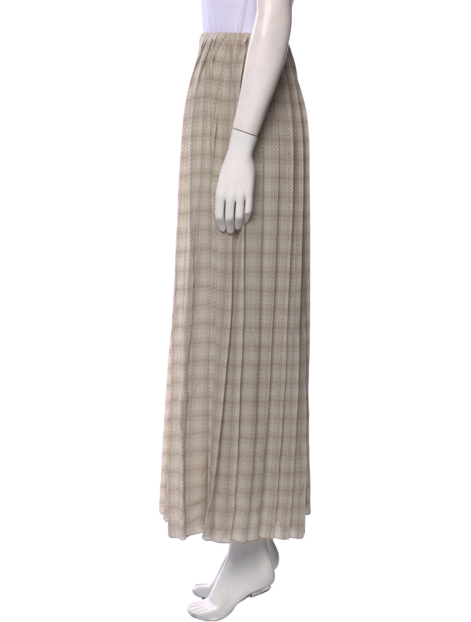 The Row Silk Long Skirt