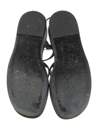 The Row Satin Slingback Sandals