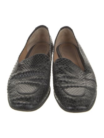 The Row Python Adam Loafers Snakeskin Loafers
