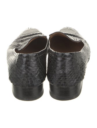The Row Python Adam Loafers Snakeskin Loafers