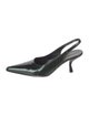 The Row Patent Leather Slingback Pumps