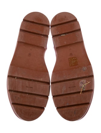 The Row Leather Combat Boots