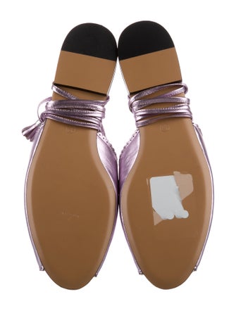 The Row Charlotte Patent Leather Gladiator Sandals