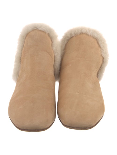 The Row Eros Shearling Chelsea Boots