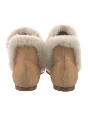 The Row Eros Shearling Chelsea Boots