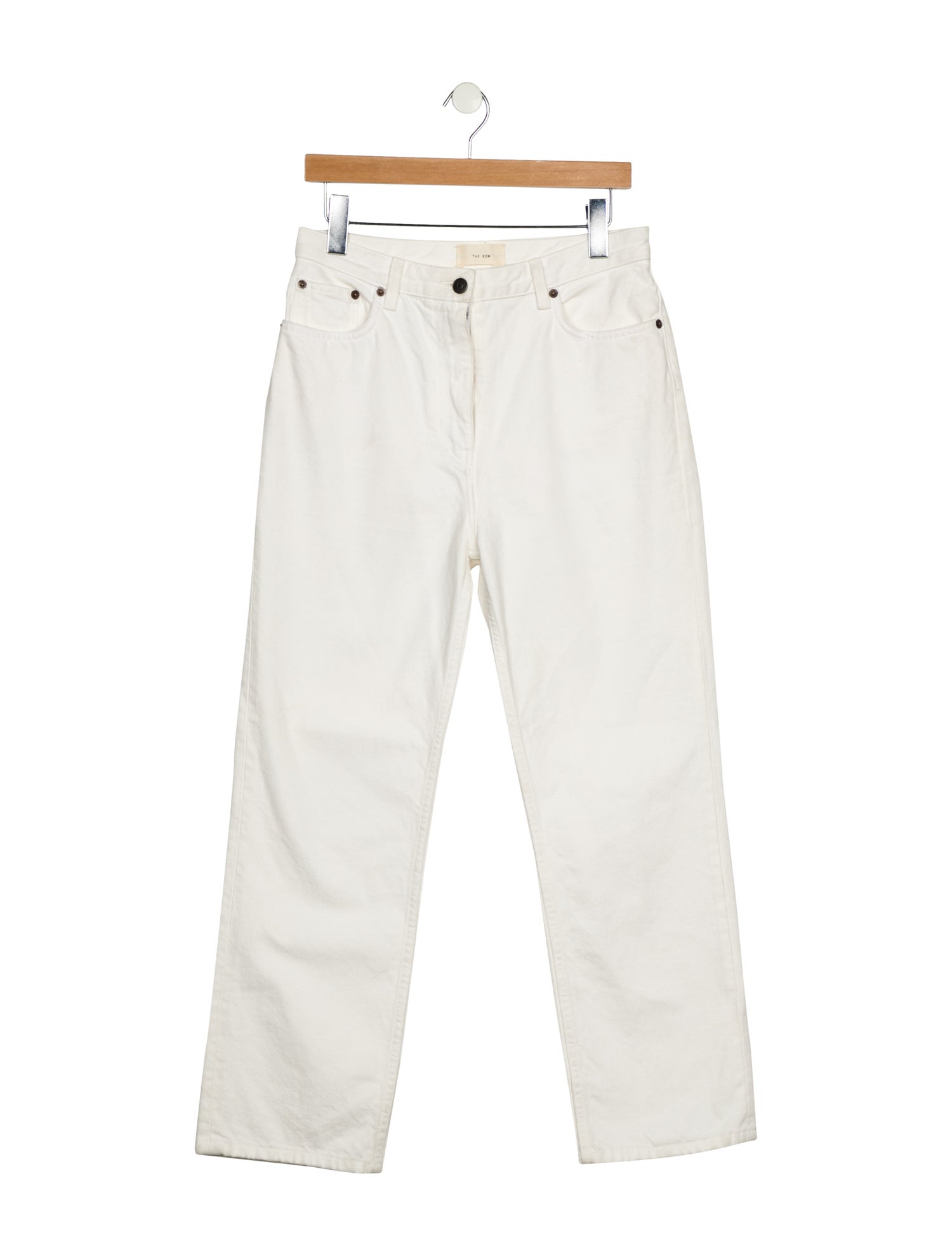 The Row High-Rise Straight Leg Jeans