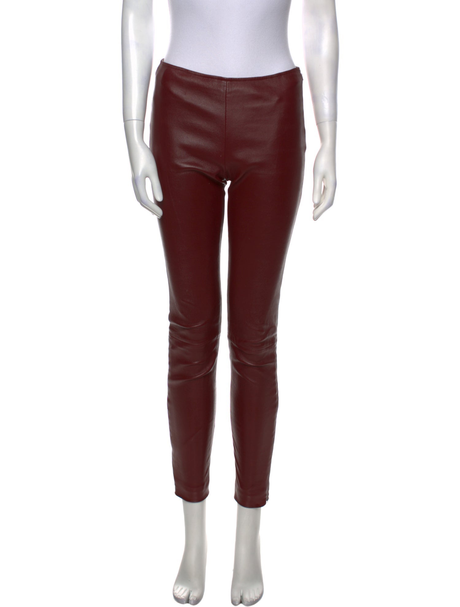The Row Lambskin Skinny Leg Pants