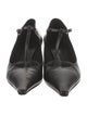 The Row Leather T-Strap Pumps