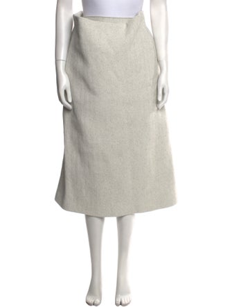 The Row Wool Midi Length Skirt