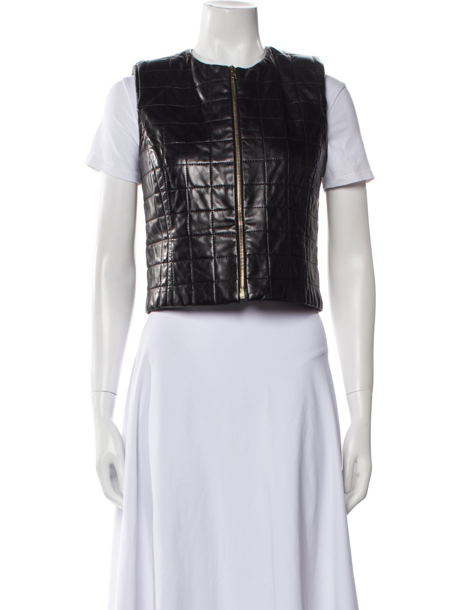 The Row Leather Vest