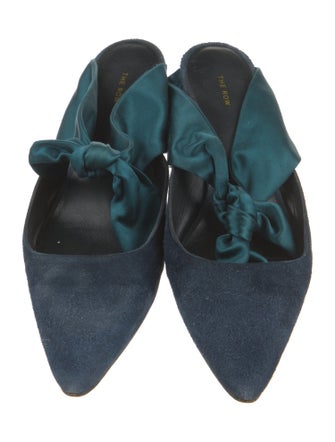 The Row Coco Suede Mules