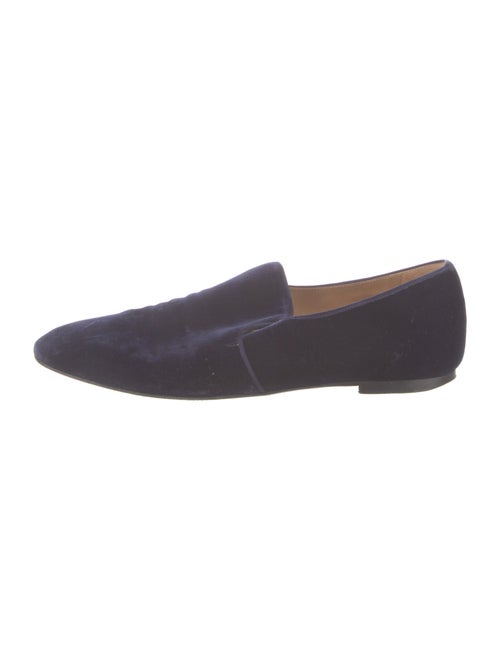 The Row Alys Velvet Loafers