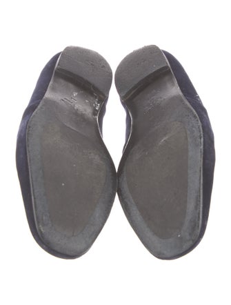 The Row Alys Velvet Loafers