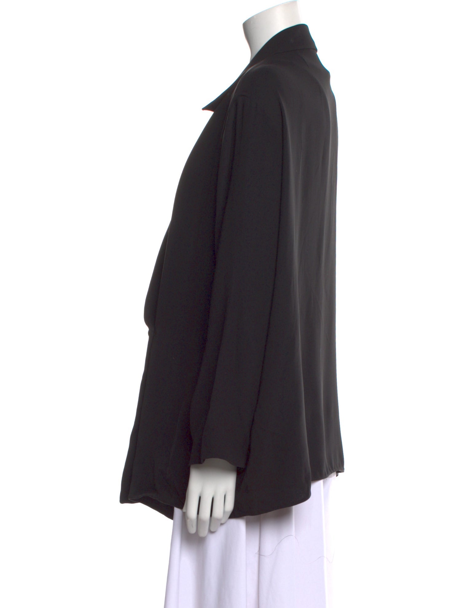 The Row Silk Long Sleeve Blouse