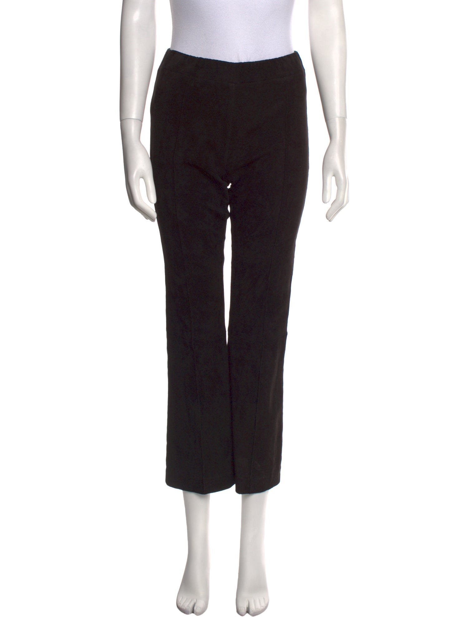 The Row Lambskin Straight Leg Pants