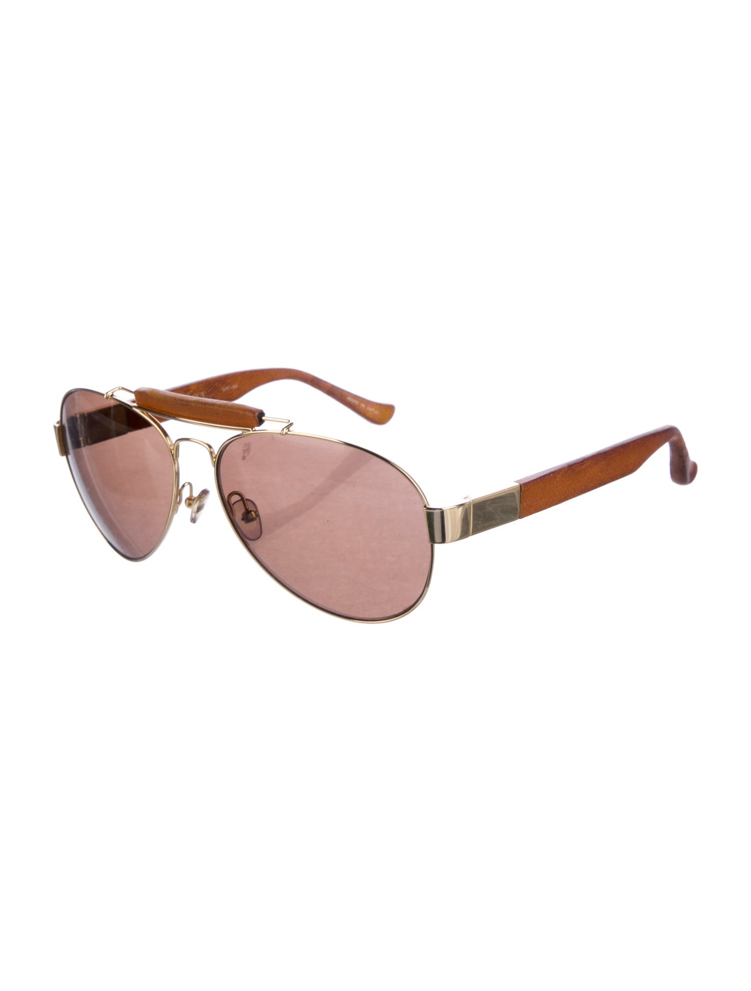 The Row Aviator Tinted Sunglasses