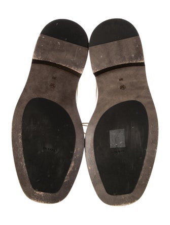 The Row Patent Leather Oxfords