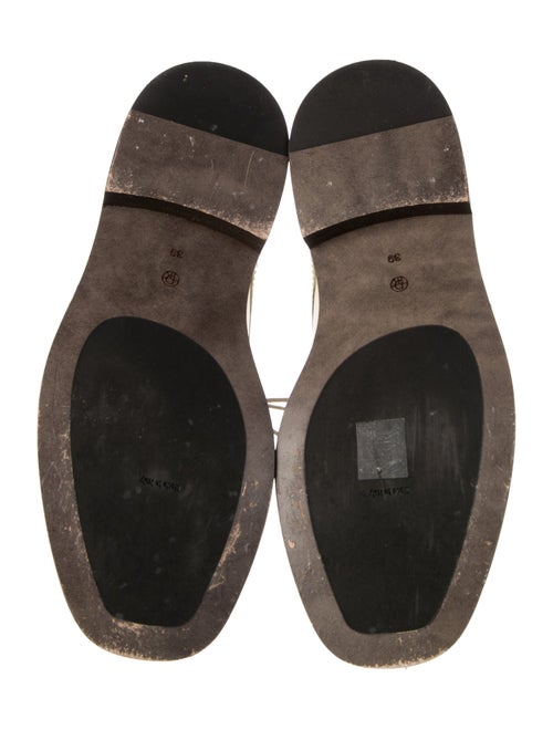 The Row Patent Leather Oxfords