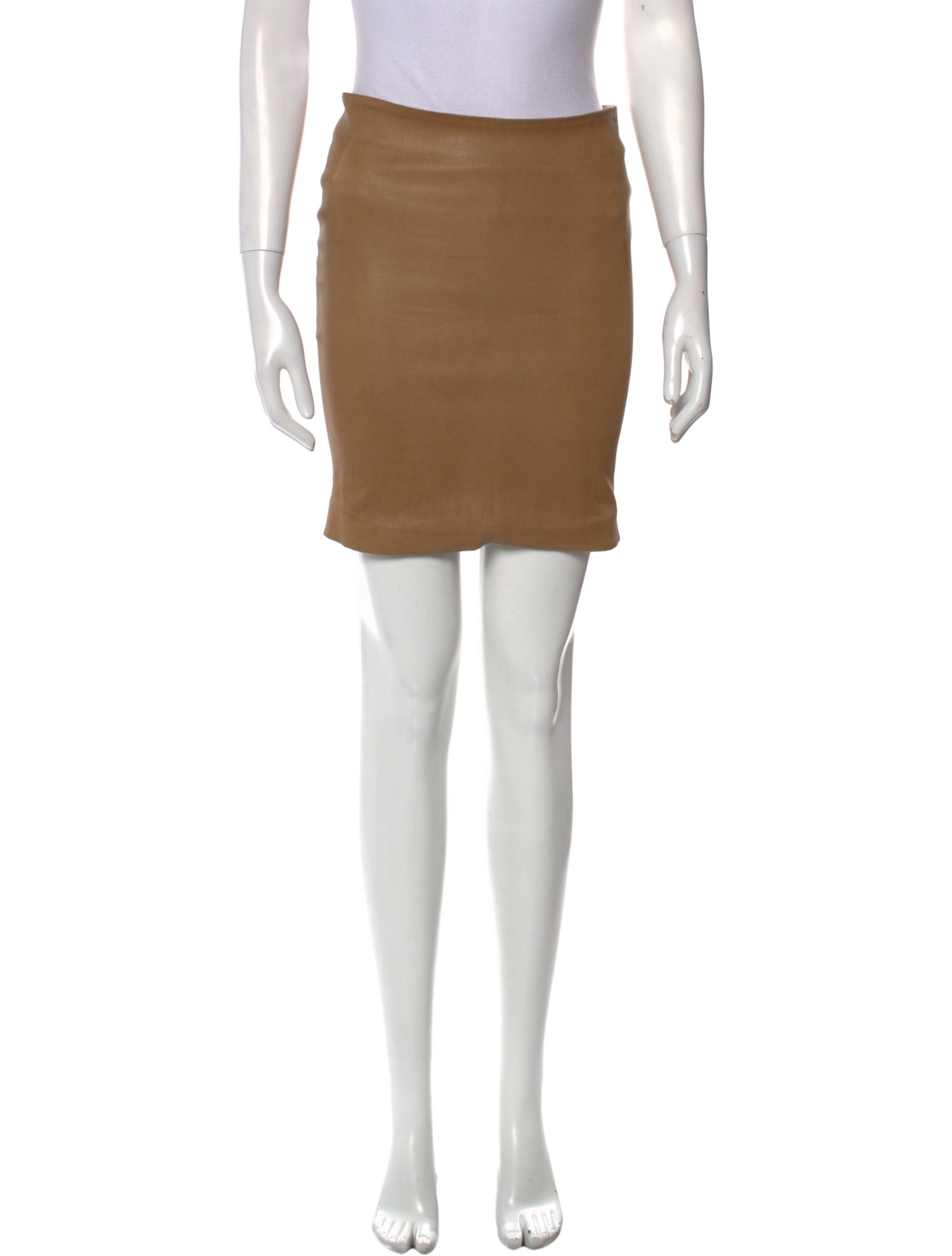 The Row Lambskin Mini Skirt