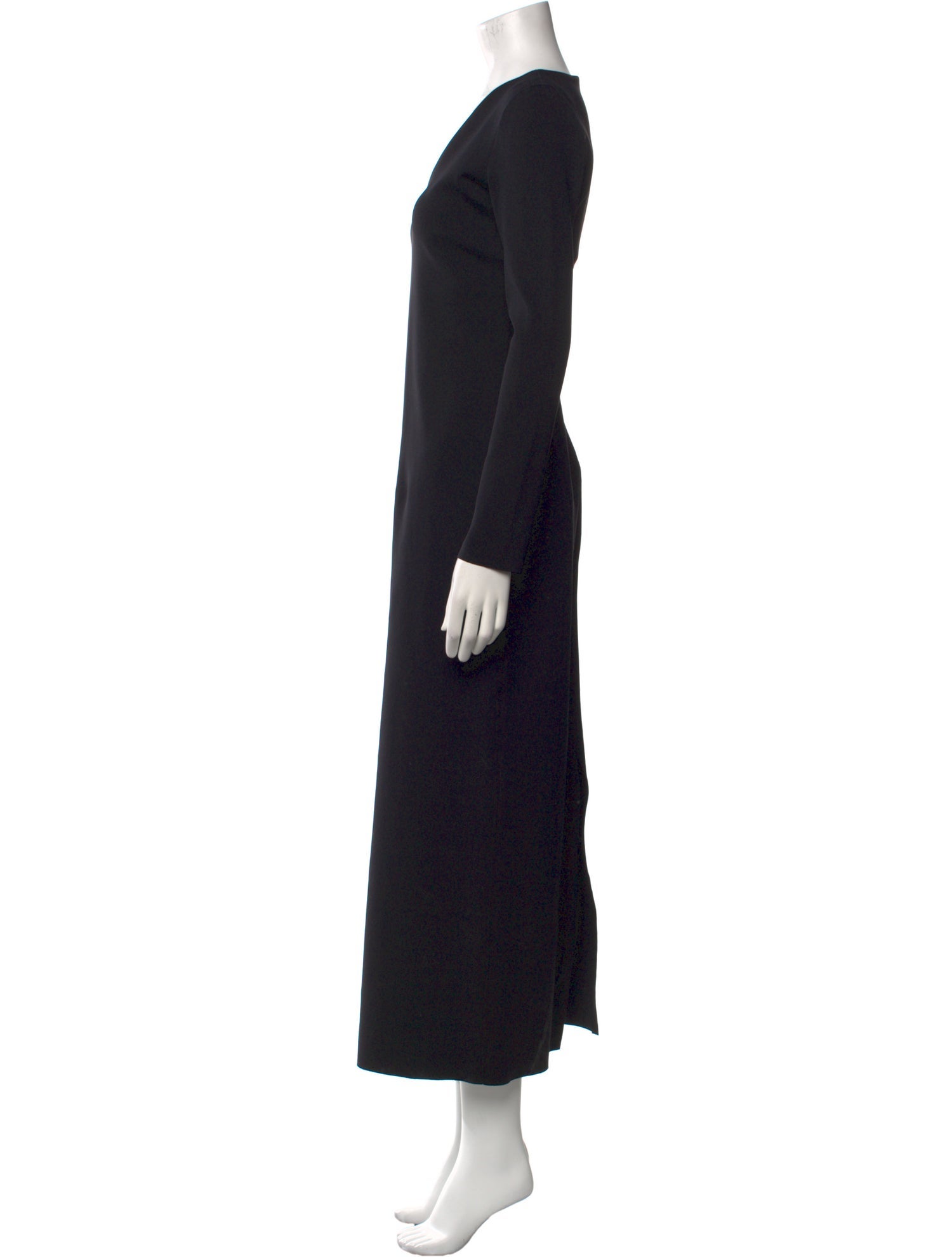 The Row V-Neck Long Dress