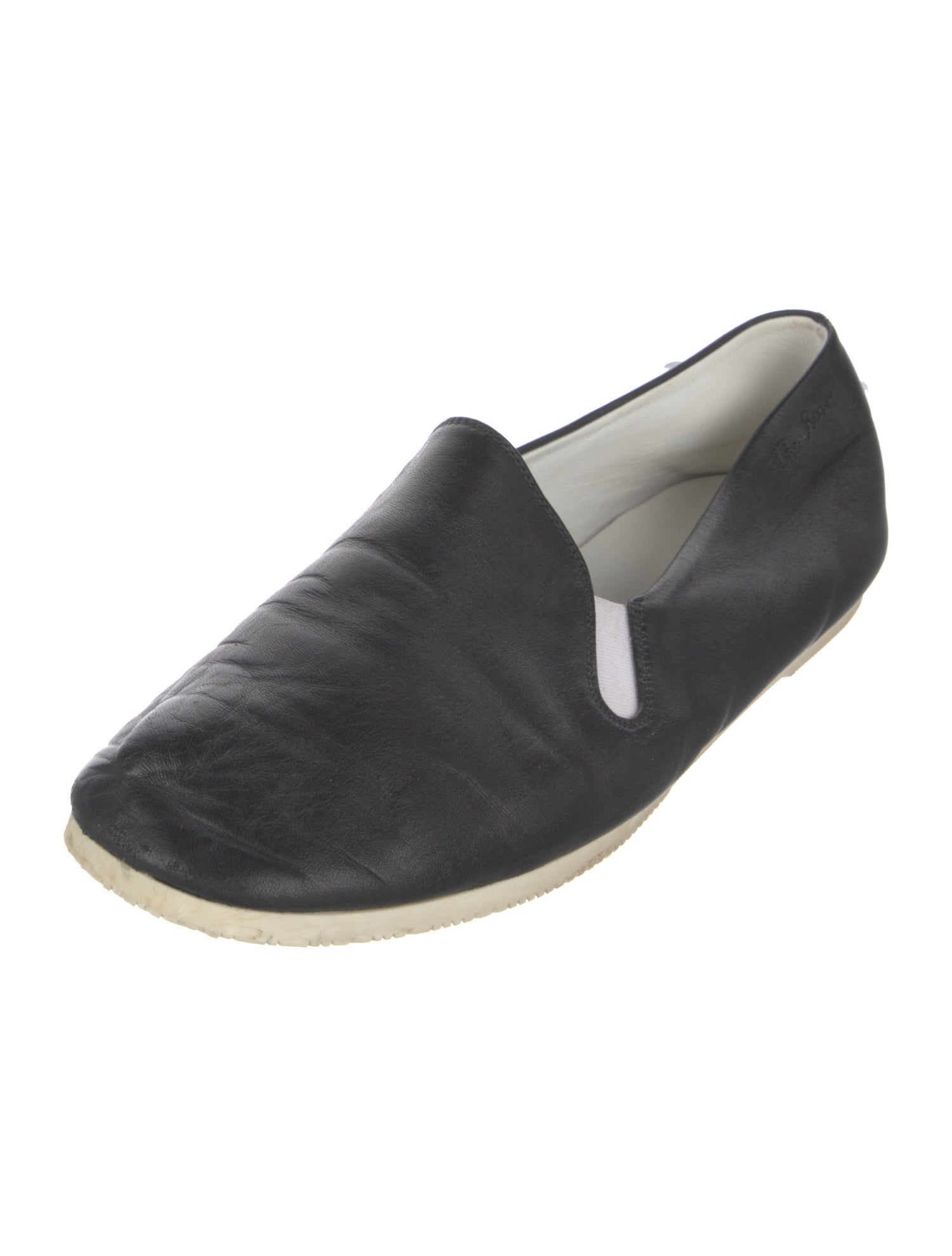 The Row Grace Leather Loafers