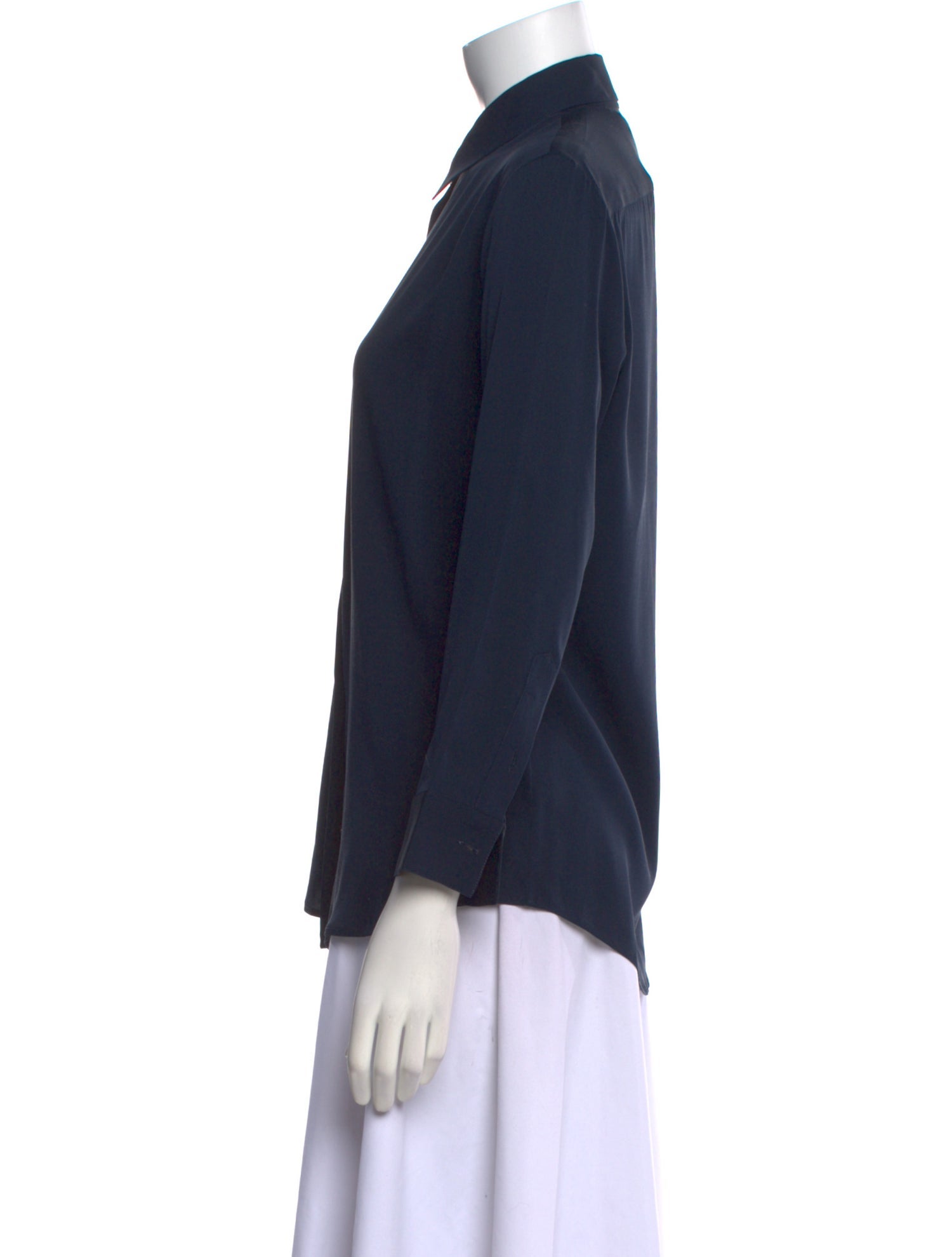 The Row Three-Quarter Sleeve Button-Up Top