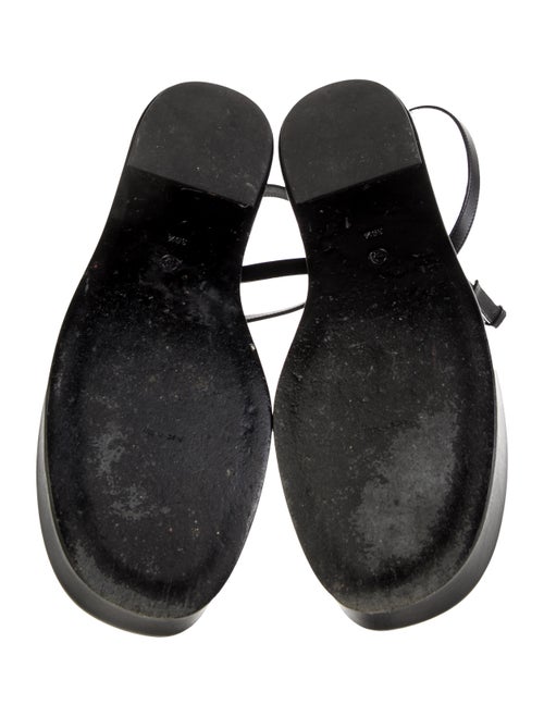 The Row Leather Slingback Sandals