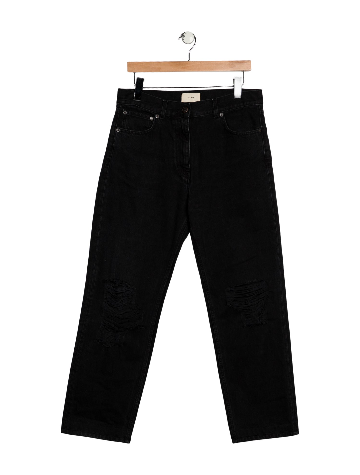 The Row Mid-Rise Straight Leg Jeans