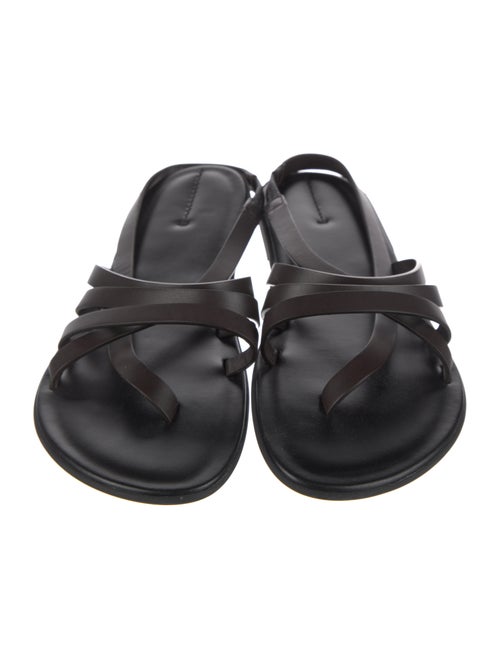The Row Leather Slingback Sandals