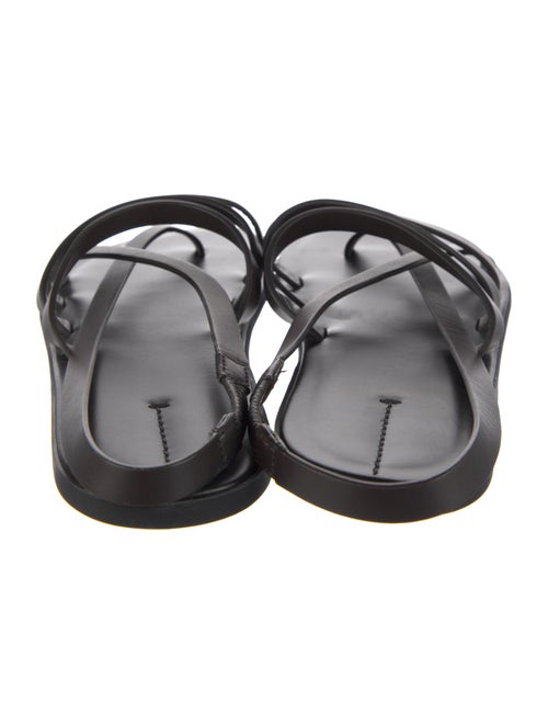 The Row Leather Slingback Sandals