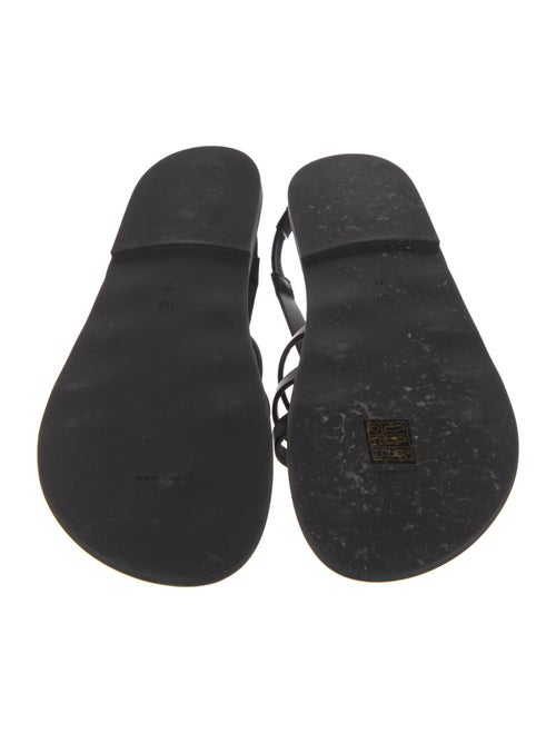 The Row Leather Slingback Sandals