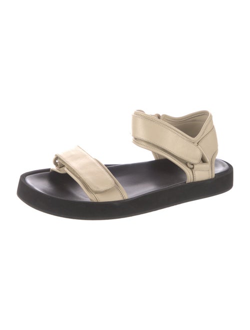 The Row Leather Slides