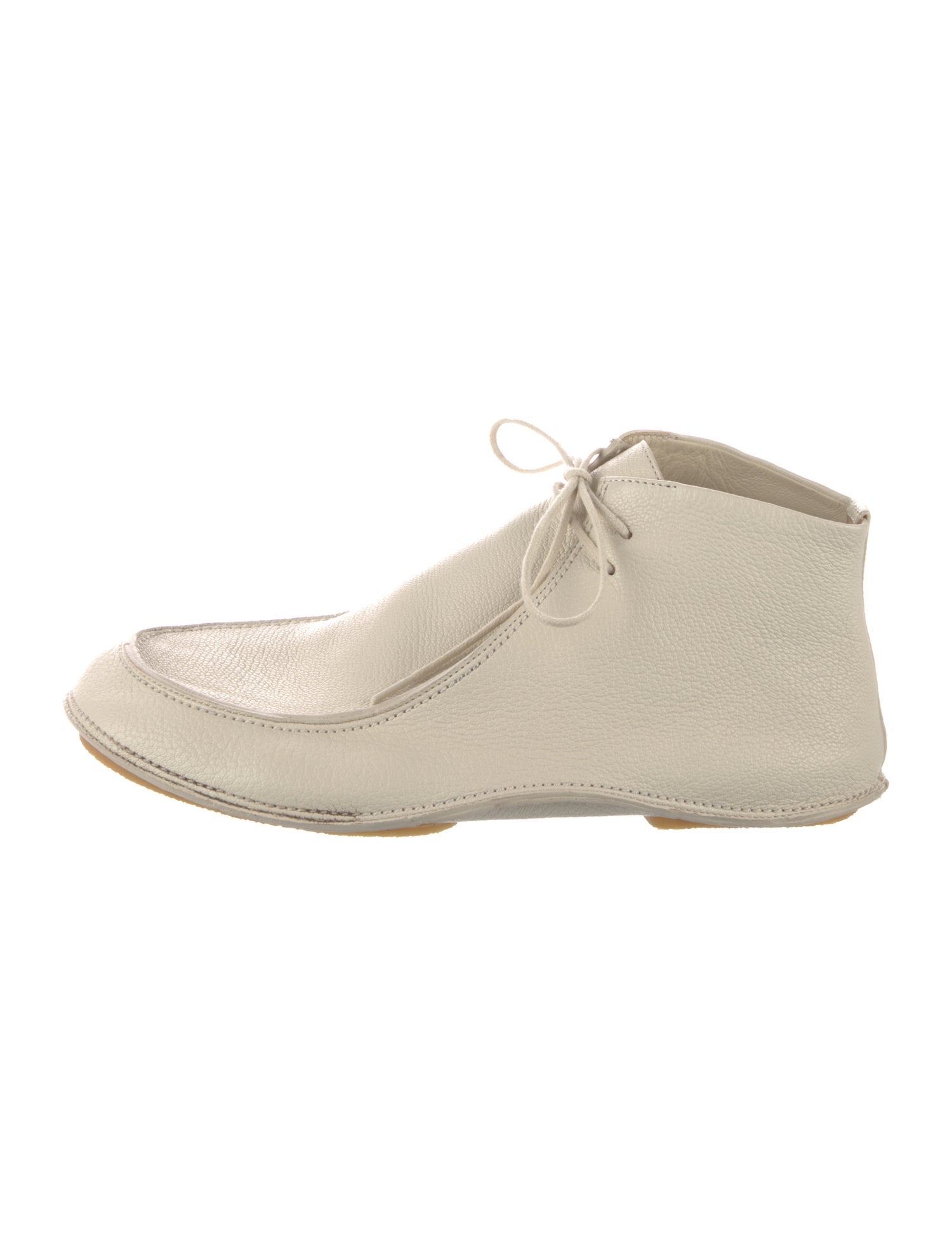 The Row Leather Lace-Up Boots