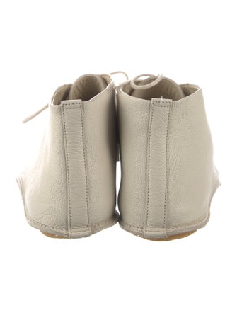 The Row Leather Lace-Up Boots