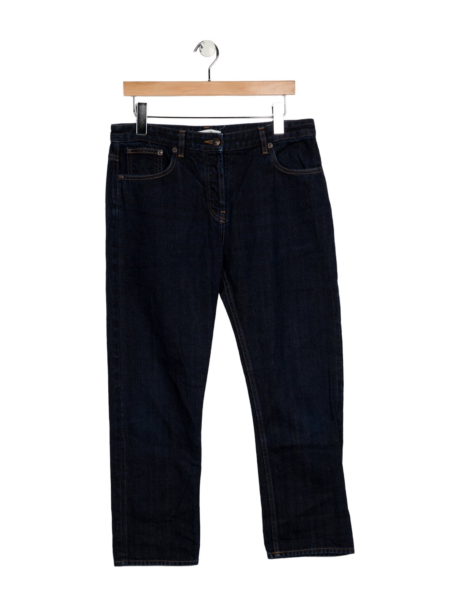 The Row Mid-Rise Straight Leg Jeans