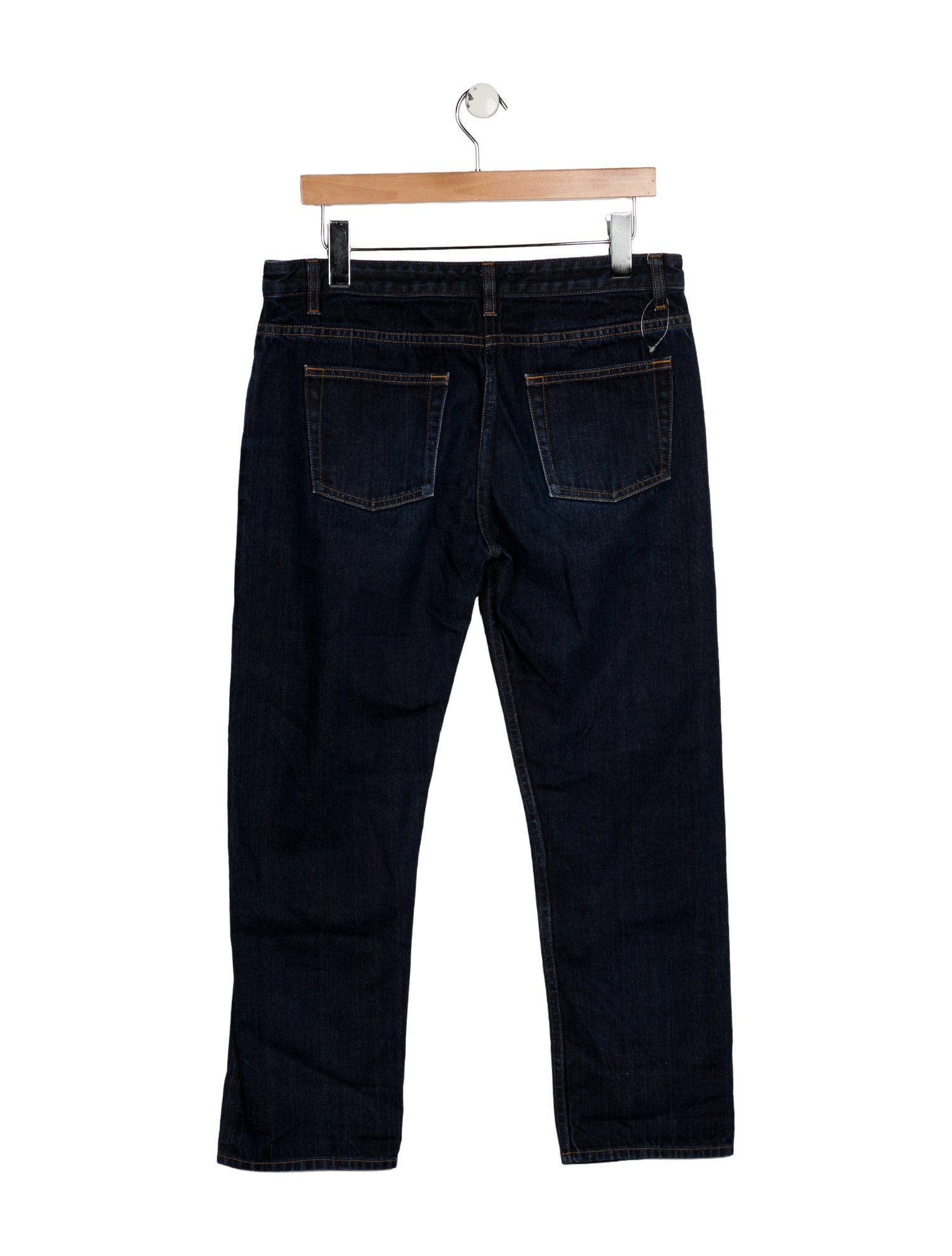 The Row Mid-Rise Straight Leg Jeans