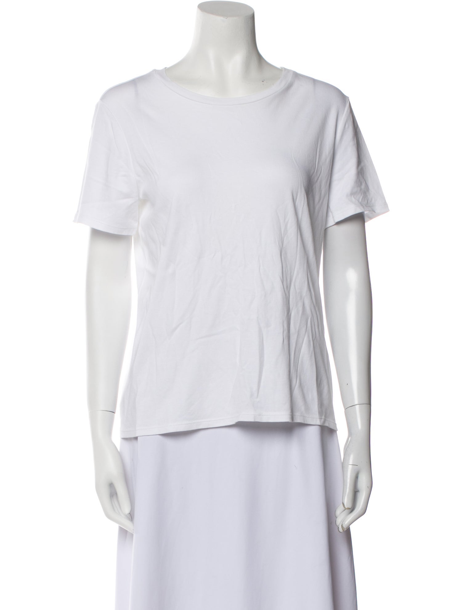The Row Bateau Neckline Short Sleeve T-Shirt