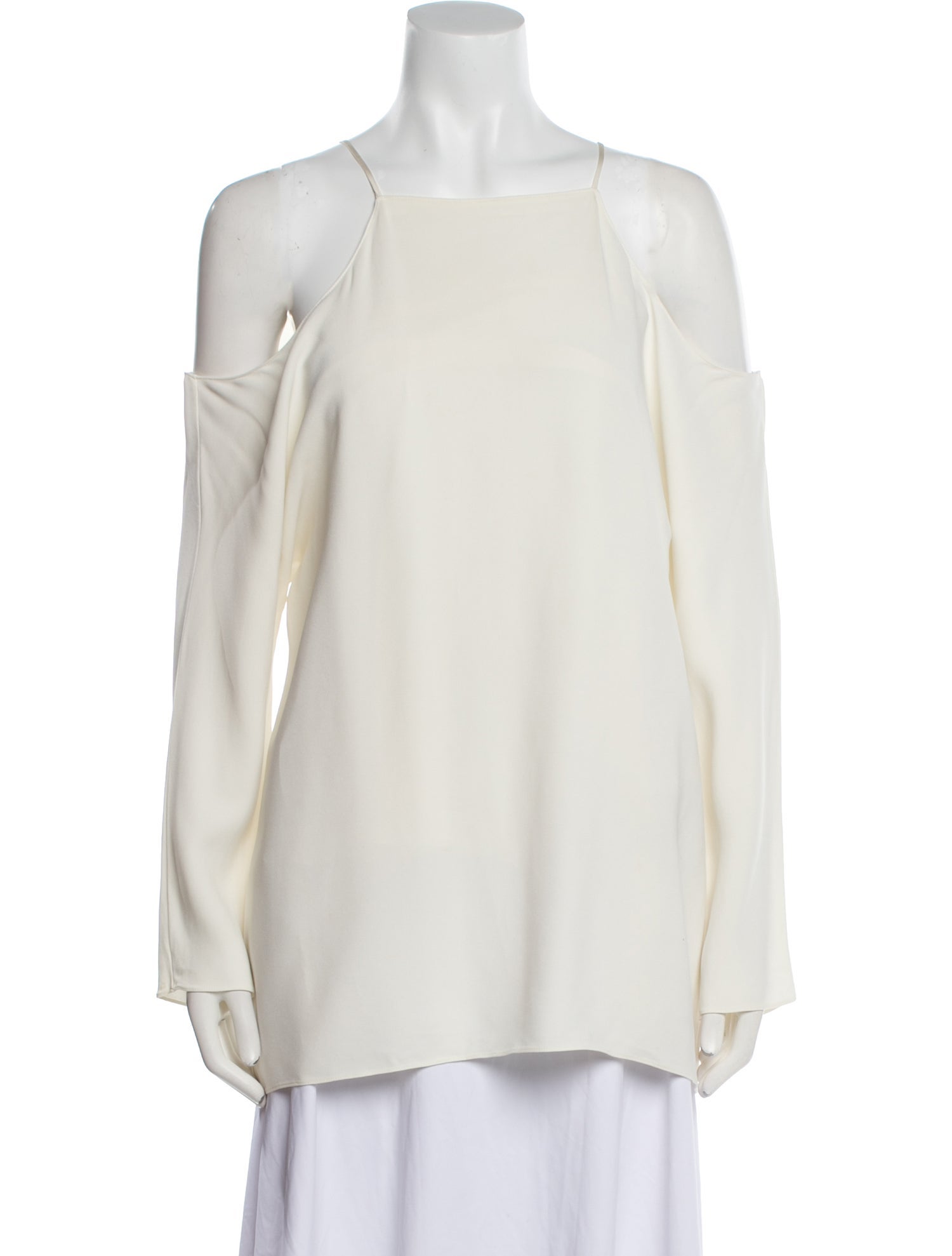 The Row Square Neckline Long Sleeve Tunic
