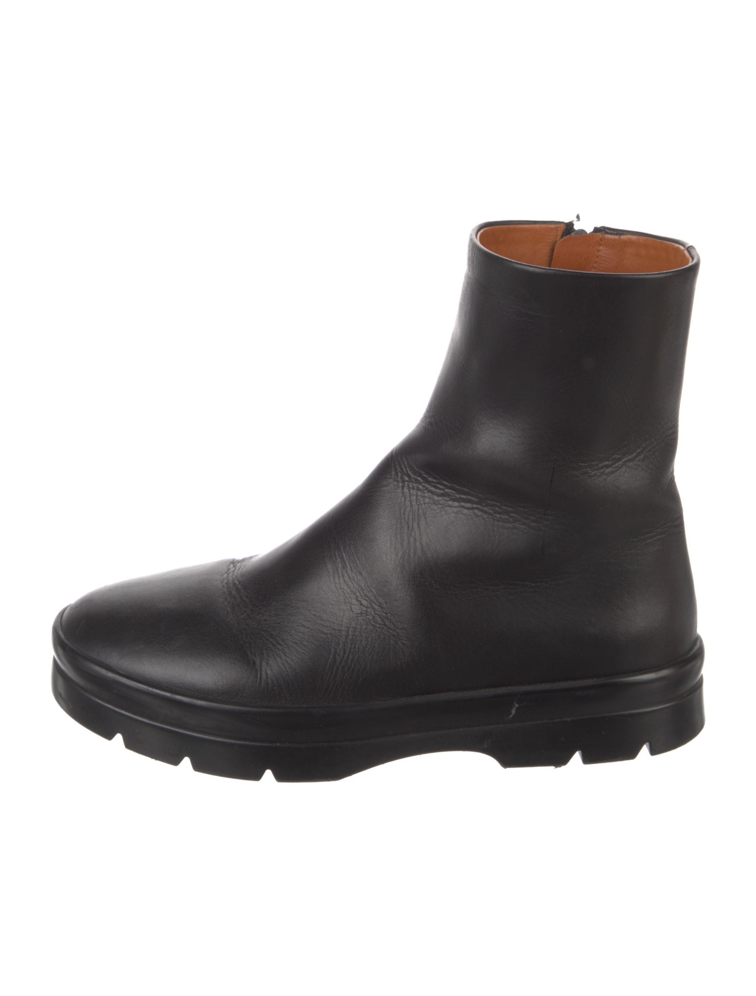 The Row Leather Chelsea Boots