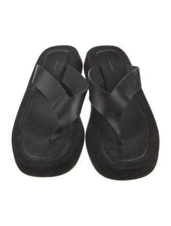 The Row Ginza Leather Slides